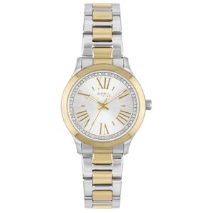 BREIL Abby Reloj de Pulsera para Mujer con Correa de Acero Inoxidable, Resistencia al Agua: 50 Metros, diámetro de la Caja: 30 mm, Bicolor., Pulsera BREIL Abby Reloj de Pulsera para Mujer con Correa de Acero Inoxidable, Resistencia al Agua: 50 Metros, diámetro de la Caja: 30 mm, Bicolor., Pulsera