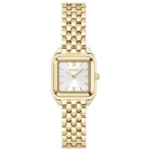 Boss Reloj De Movimiento De Cuarzo De Dos Manecillas para Mujer Colección MAE Petite con Correa de Acero Inoxidable Oro Amarillo Claro Boss Reloj De Movimiento De Cuarzo De Dos Manecillas para Mujer Colección MAE Petite con Correa de Acero Inoxidable Oro Amarillo Claro