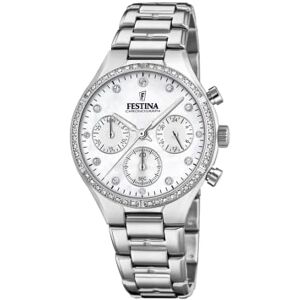 Festina Reloj Mujer Analógico de Acero Inoxidable 316l Plateado Movimiento de Cuarzo Cronógrafo Cristal Mineral de Alta Resistencia Resistente al Agua 5 ATM F20401/1 Boyfriend Collection Festina Reloj Mujer Analógico de Acero Inoxidable 316l Plateado Movimiento de Cuarzo Cronógrafo Cristal Mineral de Alta Resistencia Resistente al Agua 5 ATM F20401/1 Boyfriend Collection