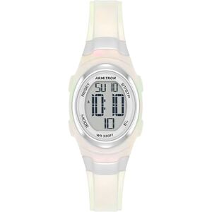 Armitron Sport 45/7034 Reloj Deportivo Digital con cronógrafo y Correa de Resina, para Mujer, Blanco nacarado Armitron Sport 45/7034 Reloj Deportivo Digital con cronógrafo y Correa de Resina, para Mujer, Blanco nacarado