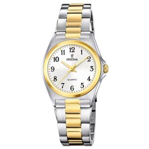 Festina Reloj Mujer Analógico de Acero Inoxidable 316l Multi Movimiento de Cuarzo Relojes Mujer Cristal Mineral de Alta Resistencia Resistente al Agua 5 ATM Festina Reloj Mujer Analógico de Acero Inoxidable 316l Multi Movimiento de Cuarzo Relojes Mujer Cristal Mineral de Alta Resistencia Resistente al Agua 5 ATM