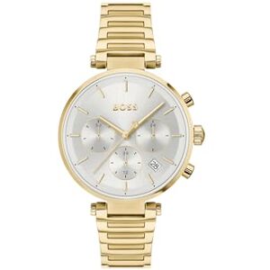 Boss Reloj Analógico de Cuarzo Multifunción para Mujer Colección Majesty Sport con Correa de Acero Inoxidable de Color Dorado Boss Reloj Analógico de Cuarzo Multifunción para Mujer Colección Majesty Sport con Correa de Acero Inoxidable de Color Dorado