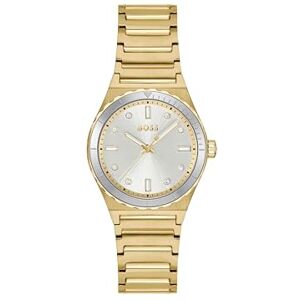 Boss Reloj con Movimiento de Cuarzo de Tres Manecillas para Mujer Colección Candor Ladies Sport con Correa de Acero Inoxidable Oro Amarillo Claro Boss Reloj con Movimiento de Cuarzo de Tres Manecillas para Mujer Colección Candor Ladies Sport con Correa de Acero Inoxidable Oro Amarillo Claro