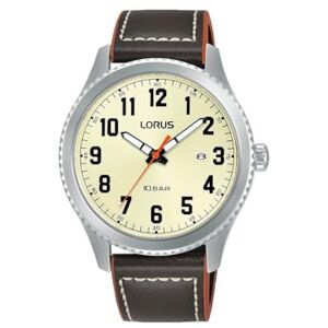 Lorus Reloj analógico para Hombre con Correa de Piel Lorus Reloj analógico para Hombre con Correa de Piel
