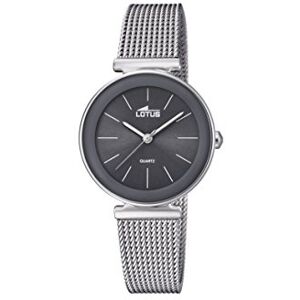 Lotus Relojes para Mujer analógica Reloj de Cuarzo clásico con Correa de Acero Inoxidable Lotus Relojes para Mujer analógica Reloj de Cuarzo clásico con Correa de Acero Inoxidable