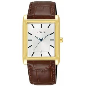 Lorus Reloj Analógico de Cuarzo para Mujer con Correa de Piel, Marrón Lorus Reloj Analógico de Cuarzo para Mujer con Correa de Piel, Marrón