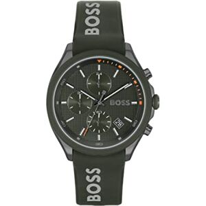 Boss Reloj Cronógrafo de Cuarzo para Hombre Colección Velocity con Correa de Silicona Verde Oliva Boss Reloj Cronógrafo de Cuarzo para Hombre Colección Velocity con Correa de Silicona Verde Oliva