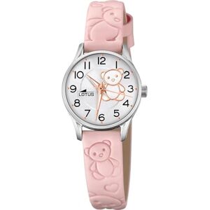 Lotus Reloj Niña Analógico de Cuero Rosa Movimiento de Cuarzo Reloj Infantil Cristal de Alta Resistencia Clásico con Pulsera de Regalo Junior Collection Lotus Reloj Niña Analógico de Cuero Rosa Movimiento de Cuarzo Reloj Infantil Cristal de Alta Resistencia Clásico con Pulsera de Regalo Junior Collection