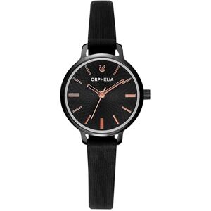 ORPHELIA Reloj analógico de Cuarzo para Mujer Pixi, Negro, Correa ORPHELIA Reloj analógico de Cuarzo para Mujer Pixi, Negro, Correa
