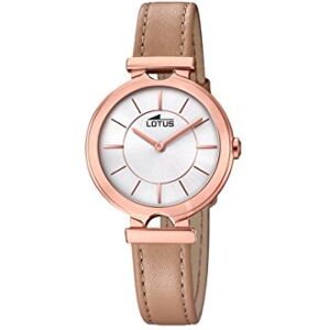 Lotus Reloj de Pulsera para Mujer, 30 mm, Acero Inoxidable, Correa de Lotus Reloj de Pulsera para Mujer, 30 mm, Acero Inoxidable, Correa de