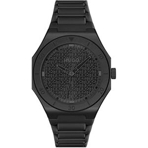 HUGO Reloj con Movimiento de Cuarzo de Tres Manecillas para Hombre Colección #Grail Light con Correa de Silicona Negra HUGO Reloj con Movimiento de Cuarzo de Tres Manecillas para Hombre Colección #Grail Light con Correa de Silicona Negra