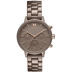 MVMT Reloj Analógico de Cuarzo Multifunción para Mujer con Correa de Cerámica Color Topo MVMT Reloj Analógico de Cuarzo Multifunción para Mujer con Correa de Cerámica Color Topo