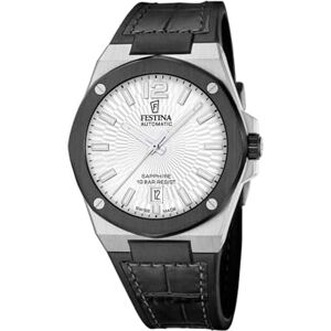 Festina Reloj automático Swiss Made para Hombre con Correa de Piel Festina Reloj automático Swiss Made para Hombre con Correa de Piel