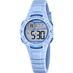 CALYPSO Reloj Digital Infantil Niño Niña de Caucho Azul Resistente al Agua 10 ATM Fecha y Calendario, Cronógrafo, Doble Horario, Luz, Alarma, 12 y 24 Horas K5852/2 Junior Collection CALYPSO Reloj Digital Infantil Niño Niña de Caucho Azul Resistente al Agua 10 ATM Fecha y Calendario, Cronógrafo, Doble Horario, Luz, Alarma, 12 y 24 Horas K5852/2 Junior Collection