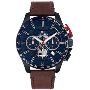 Tommy Hilfiger Reloj Cronógrafo de Cuarzo Marrón con Correa de CueroMarrón Tommy Hilfiger Reloj Cronógrafo de Cuarzo Marrón con Correa de CueroMarrón