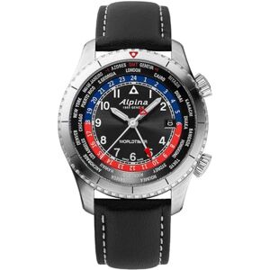 Alpina Analógico Modelo AL-255BRB4S26 Startimer Pilot Worldtimer Mens Watch 41mm 10ATM. Marca Alpina Analógico Modelo AL-255BRB4S26 Startimer Pilot Worldtimer Mens Watch 41mm 10ATM. Marca