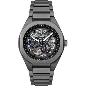 Giorgio Armani Reloj para Hombre, Movimiento automático y Caja de 44 mm con Correa de Acero Inoxidable Giorgio Armani Reloj para Hombre, Movimiento automático y Caja de 44 mm con Correa de Acero Inoxidable