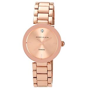 Anne Klein Reloj de Pulsera con Esfera de Diamantes Auténticos, Mujer, , Rosa Anne Klein Reloj de Pulsera con Esfera de Diamantes Auténticos, Mujer, , Rosa