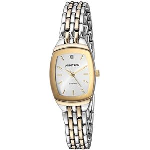 Armitron 75/5195 Reloj de Pulsera para Mujer con Esfera de Diamantes auténticos, Bicolor Armitron 75/5195 Reloj de Pulsera para Mujer con Esfera de Diamantes auténticos, Bicolor