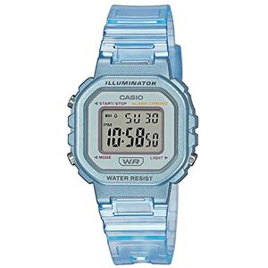 Casio Reloj Cuarzo Unisex 30.00mm con dial Digital Clear y Correa de Plastic/Resin Bracelet Azul Casio Reloj Cuarzo Unisex 30.00mm con dial Digital Clear y Correa de Plastic/Resin Bracelet Azul