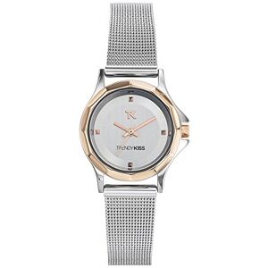 Kiss Reloj de Pulsera Mujer, Metal, Color Gris Kiss Reloj de Pulsera Mujer, Metal, Color Gris