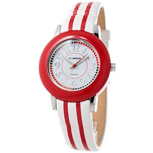 K&Bros Reloj de Pulsera para Mujer, Blanco/Plata K&Bros Reloj de Pulsera para Mujer, Blanco/Plata