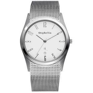 ORPHELIA Reloj de Pulsera para Hombres, Color Plata ORPHELIA Reloj de Pulsera para Hombres, Color Plata
