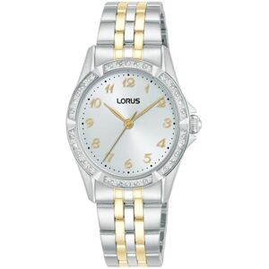 Lorus Reloj clásico para Mujer de Acero Inoxidable Plata-Oro Lorus Reloj clásico para Mujer de Acero Inoxidable Plata-Oro