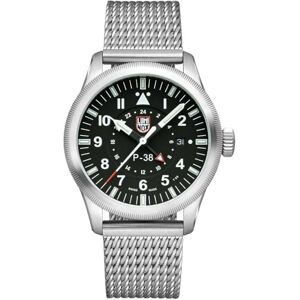 Luminox Reloj analógico de Cuarzo Suizo para Hombre con Correa de Acero Inoxidable, Plata, 42 mm, Moderno Luminox Reloj analógico de Cuarzo Suizo para Hombre con Correa de Acero Inoxidable, Plata, 42 mm, Moderno