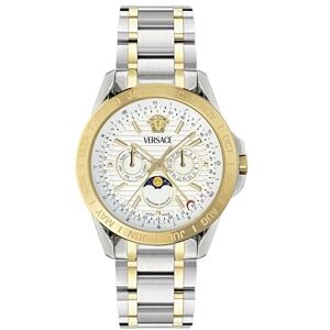 Versace Reloj multiesfera de Cuarzo Suizo para Hombre con Correa de Acero Inoxidable Versace Reloj multiesfera de Cuarzo Suizo para Hombre con Correa de Acero Inoxidable