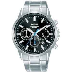 Lorus Reloj analógico de Cuarzo para Hombre con Correa de Acero Inoxidable , Plata Lorus Reloj analógico de Cuarzo para Hombre con Correa de Acero Inoxidable , Plata