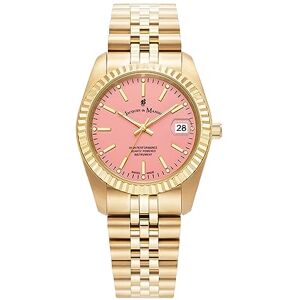 B JACQUES DU MANOIR Reloj analógico para Hombre con Correa de Acero Inoxidable B JACQUES DU MANOIR Reloj analógico para Hombre con Correa de Acero Inoxidable