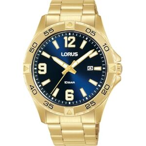 Lorus Reloj Analógico de Cuarzo para Hombre con Pulsera de Acero Inoxidable, Oro Lorus Reloj Analógico de Cuarzo para Hombre con Pulsera de Acero Inoxidable, Oro