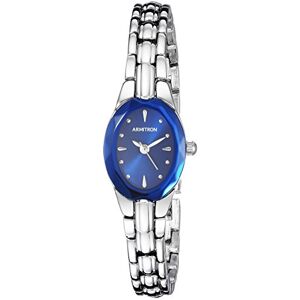 Armitron 75/3313 Reloj de Pulsera para Mujer, Plateado/Azul Armitron 75/3313 Reloj de Pulsera para Mujer, Plateado/Azul