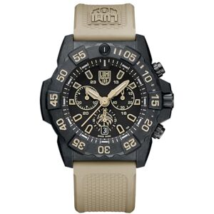 Luminox Reloj cronógrafo de Cuarzo Suizo para Hombre con Correa de Goma , Negro, Correa. Luminox Reloj cronógrafo de Cuarzo Suizo para Hombre con Correa de Goma , Negro, Correa.
