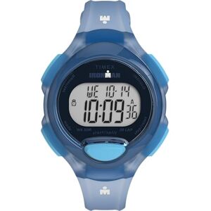 Timex Ironman Reloj para Mujer, Correa de Poliuretano Azul, Esfera Digital, Caja Negra, 34 mm, Timex Ironman Reloj para Mujer, Correa de Poliuretano Azul, Esfera Digital, Caja Negra, 34 mm,