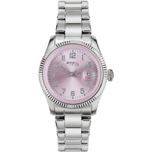 BREIL , Colección Classic Elegance, Reloj para Mujer, Movimiento de Cuarzo Only Time, con Correa de Acero, Esfera Redonda, Cierre Plegable, Diámetro 30 mm, Color Rosa Suave BREIL , Colección Classic Elegance, Reloj para Mujer, Movimiento de Cuarzo Only Time, con Correa de Acero, Esfera Redonda, Cierre Plegable, Diámetro 30 mm, Color Rosa Suave