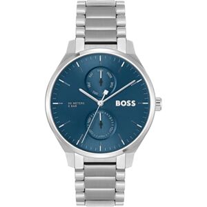 Boss Reloj Analógico de Cuarzo Multifunción para Hombre Colección Tyler con Correa de Acero Inoxidable Plateada Boss Reloj Analógico de Cuarzo Multifunción para Hombre Colección Tyler con Correa de Acero Inoxidable Plateada