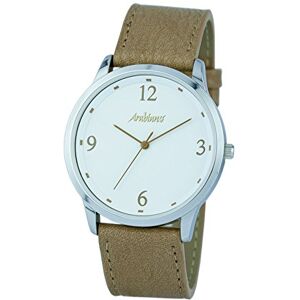 ARABIANS Reloj Analógico para Hombre, Color Blanco/Marrón ARABIANS Reloj Analógico para Hombre, Color Blanco/Marrón