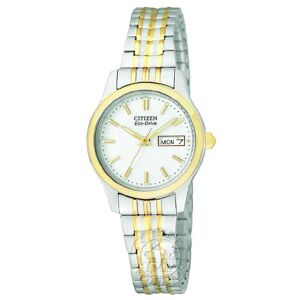 Citizen Reloj de Cuarzo para Mujer, Correa de Acero Inoxidable Multicolor Citizen Reloj de Cuarzo para Mujer, Correa de Acero Inoxidable Multicolor