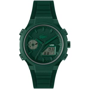Lacoste Reloj de Cuarzo Multifuncional Analógico-Digital para Hombre Colección LC33 con Correa de Silicona Verde Lacoste Reloj de Cuarzo Multifuncional Analógico-Digital para Hombre Colección LC33 con Correa de Silicona Verde