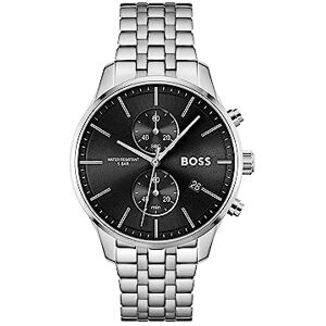 Boss Reloj Cronógrafo de Cuarzo para Hombre Colección Associate con Correa de Acero Inoxidable Plateada Boss Reloj Cronógrafo de Cuarzo para Hombre Colección Associate con Correa de Acero Inoxidable Plateada
