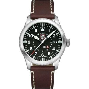 Luminox Reloj analógico de Cuarzo Suizo para Hombre con Correa de Cuero , Negro, 42mm, Correa. Luminox Reloj analógico de Cuarzo Suizo para Hombre con Correa de Cuero , Negro, 42mm, Correa.
