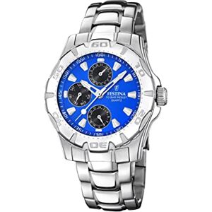 Festina Reloj Azul Correa DE Acero, Hombre Festina Reloj Azul Correa DE Acero, Hombre