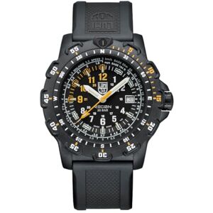 Luminox Reloj analógico de Cuarzo Suizo para Hombre con Correa de Goma , Negro, Correa Luminox Reloj analógico de Cuarzo Suizo para Hombre con Correa de Goma , Negro, Correa