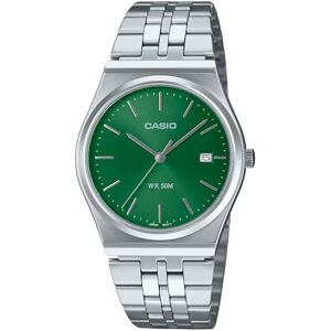 Casio Hombres Analógico Cuarzo Reloj con Correa de Acero Inoxidable , Verde, Clásico, Verde, Clásico Casio Hombres Analógico Cuarzo Reloj con Correa de Acero Inoxidable , Verde, Clásico, Verde, Clásico