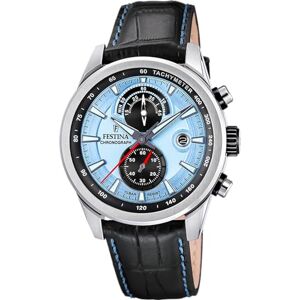 Festina Reloj Hombre Analógico de Cuero Negro Movimiento de Cuarzo Cronógrafo Calendario Cristal Mineral de Alta Resistencia Resistente al Agua 10 ATM Elegante F20695/2 Timeless Chronograph Festina Reloj Hombre Analógico de Cuero Negro Movimiento de Cuarzo Cronógrafo Calendario Cristal Mineral de Alta Resistencia Resistente al Agua 10 ATM Elegante F20695/2 Timeless Chronograph