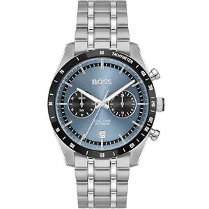 Boss Reloj analógico multifunción de Cuarzo para Hombre de la colección TOURMASTER con Correa Plateada de Acero Inoxidable Boss Reloj analógico multifunción de Cuarzo para Hombre de la colección TOURMASTER con Correa Plateada de Acero Inoxidable