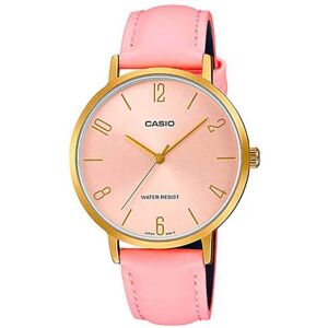 Casio Reloj Elegante LTP-VT01GL-4B, Rosa, Clásico Casio Reloj Elegante LTP-VT01GL-4B, Rosa, Clásico