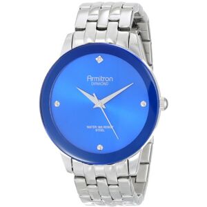 Armitron 20/4952 Reloj de Pulsera para Hombre con Detalles de Diamantes, Azul/Plateado Armitron 20/4952 Reloj de Pulsera para Hombre con Detalles de Diamantes, Azul/Plateado